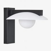 Kolbeiny Design Candeeiro De Parede Led De Ferro Preto - Sklum