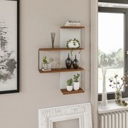 Prateleira de Parede Cambel – Nogueira – 64x96x19 cm