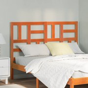 vidaXL Cabeceira de Cama com cabeceira Castanho-mel 145.5 x 4 x 104 cm