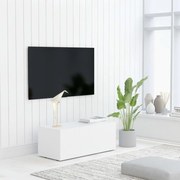 vidaXL Móvel de TV 80x34x30 cm derivados de madeira branco