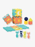 Brinquedo de atividades, tapete de bowling e formas, da LUDI multicolor