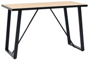 vidaXL Mesa de jantar 120x60x75 cm MDF cor carvalho