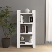 vidaXL Estante/divisória 60x35x125 cm madeira maciça branco