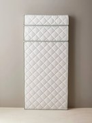 Colchão antiácaros em espuma, com tratamento Bi-ome NTL®, para cama evolutiva 90x140/170/190cm branco claro liso