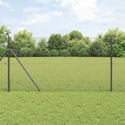Cerca de Arame Soldado Cinza 1x50 m Aço
