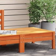 vidaXL Apoio de pés p/ jardim madeira de pinho maciça castanho-mel