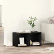 vidaXL Gabinete para TV 2 pcs Preto 37 x 35 x 37 cm Madeira processada