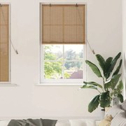 vidaXL Persianas e Sombras de Janela Marrom Claro 80 x 160 cm Bambu