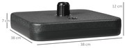 Guarda-sol de Jardim – Modelo Torino – 38x38x12 – Proteção Solar