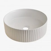 Lavabo Redondo Em Cerâmica Sinqua Ø36 Cm - Sklum