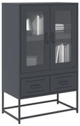 vidaXL Móvel alto 68x39x111,5 cm aço antracite