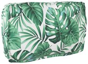 vidaXL Almofada de palete para encosto, padrão de folhas, 70 x 40 x 12 cm, em tecido Oxford.