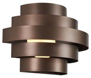 Candeeiro de parede moderno bronze incluindo LED com 3 níveis de regulação - Lines Moderno