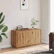 vidaXL Aparador 102x35x55 cm derivados de madeira carvalho artisiano
