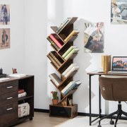 Estante "HILMA" em Forma de Árvore 38x21,5x149,5 cm – 10 Prateleiras e