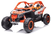 BUGGY MAVERICK UTV  XL 24V MP4 CARRO ELÉTRICO INFANTIL 2 LUGARES LARANJA