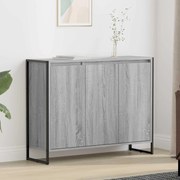 vidaXL Armário lateral Cinza Sonoma 96,5 x 30 x 75 cm