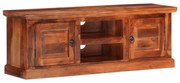 vidaXL Móvel de TV com portas 112x30x40 cm madeira de acácia maciça
