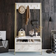 Hall Stand Devin – Branco – 94x180x35,3 cm