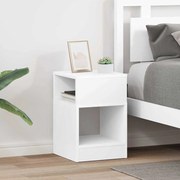 vidaXL Mesa de apoio 2 pcs Branco 30,5 x 30 x 45 cm Madeira processada