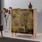 Armário Multiuso Multilux – Carvalho Sonoma – 95x111x36 cm