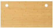 vidaXL Tampo de secretária 110x55x2,5 cm bambu