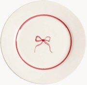 Prato de pequeno-almoço pintado à mão Bow