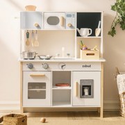 Cozinha de Brincar Infantil de Madeira 92 x 72 x 27 cm Plantio