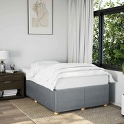 vidaXL Estrutura de cama sem colchão 120x200 cm tecido cinzento-claro