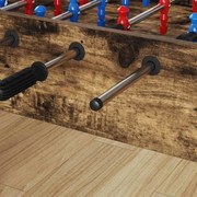 vidaXL Capas de Extremidade da Mesa de Futebol 10 pcs Preto Plástico