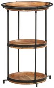 vidaXL Mesa de apoio Ø55x83 cm madeira de acácia maciça
