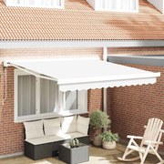 Toldo Retrátil Automático Branco 350x250 cm