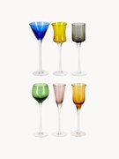 Copos de licor artesanais Lyngby, conjunto de 6