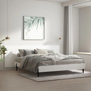vidaXL Cabeceira de parede 240x1,5x80 cm derivados de madeira branco