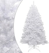 vidaXL Árvore de Natal artificial articulada c/ flocos de neve 210 cm