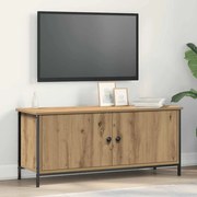 vidaXL Suporte para TV - Carvalho Artesanal Carvalho artesanal