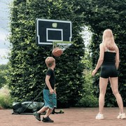 Cesto de basquetebol NovaStar com altura ajustável em 10 alturas preto