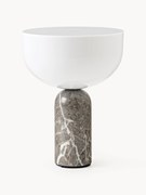 Candeeiro de mesa LED pequeno portátil e regulável em mármore Kizu