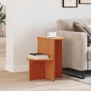 vidaXL Mesa Lateral Castanho-mel 50 x 40 x 50 cm