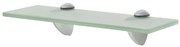 vidaXL Prateleira flutuante vidro 30x10 cm 8 mm