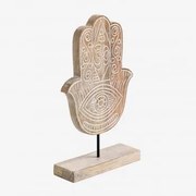 Figura Decorativa Em Madeira De Manga Tilkara Madeira Vintage Branca - Sklum