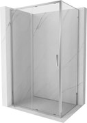Mexen Exo cabine de duche deslizante 130 x 100 cm, transparente, cromada - 8151-130-100-01-00