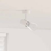 vidaXL Spotlight de Teto 1 Via Ajustável Branco E27