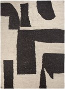 Tapete artesanal em lã de pelo curto Piece