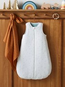 Saco de bebé com abertura ao centro, em algodão bio*, Dreamy branco medio estampado