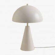 Candeeiro De Mesa Em Ferro Jaliya Gardénia Branco - Sklum