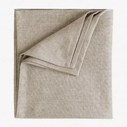 Toalha De Mesa De 140x240 Cm Em Linho E Algodão Ederne Tapioca Bege - Sklum