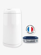 Caixote do lixo para fraldas, Dress up da ANGELCARE branco claro liso