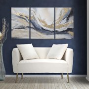 SOFÁ BUCAREST 127X74X73 CM CREME E DOURADO