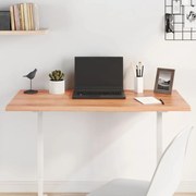 vidaXL Tampo de mesa 100x50x2 cm carvalho tratado castanho-claro
